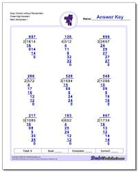 Long Division Worksheet Easy Without Remainders Three Digit Quotient Long Divi Division Worksheets Long Division Worksheets Division With Remainders Worksheet