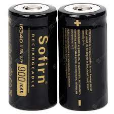 Sofirn 16340 900mah Rechargeable Battery 4pcs Rechargeable Batteries Recharge Flashlight