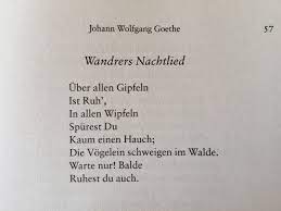 Птички замолкли, в лесу тишина. Gedichteausderwelt Wandrers Nachtlied Von Johann Wolfgang Von Goethe Zitate Aus Gedichten Deutsche Gedichte Goethe Zitate