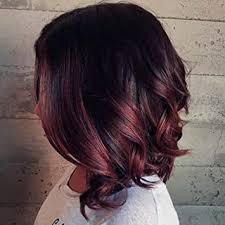 I've had this hairstyle for 8 years now and never tire. Amazon Com Full Shine 14 Bob Hair Wig 100 Real Remy Human Hair Front Lace Wig Color Off Black Ombre Color Red Wine Pastel Dip Dyed Color Wavy Brazilian Hair Wigs Beauty