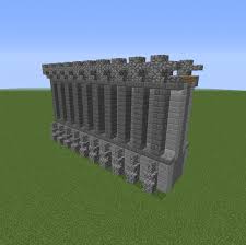 The elven village of havara ~ a d'n'd village. Medieval Small Wall Segment Blueprints For Minecraft Houses Castles Towers And More Grabcraft