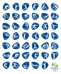 Rio 2016 Piktogramme Piktogramm Olympische Spiele Graphik