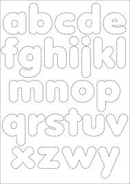 Resultado de imagen de moldes de letras grandes para imprimir y recortar gratis. Moldes De Feltro 90 Modelos Gratis E Perfeitos Para Artesanatos