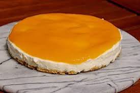 Philadelphia Torte 2 Mit Fruchguss 3 Pckg Frischkase 300g Joghurt Mit Gelantine Philadelphia Torte Torten Pfirsich Torte