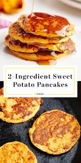 2 Ingredient Sweet Potato Pancakes Recette Recettes De Cuisine Mieux Manger Nourriture