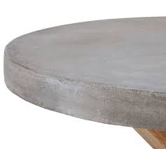 Hillsdale marsala round coffee table. Abbott Indoor Outdoor Concrete Fsc Acacia Round Coffee Table Brown Pottery Barn