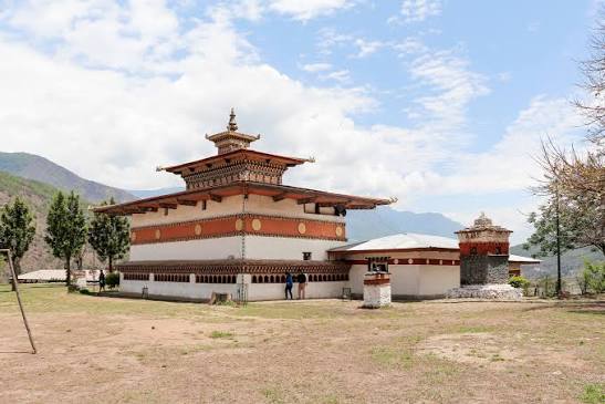 Punakha Dzong e Templo de Chimi Lhakhang