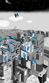 Beautiful Timeline Of The History Of Invention By Josh Cochran Illustration Artwork Drawing City Illustration School Of Visual Arts