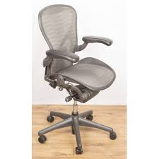 38.5 h x 25.75 w x 16 d. Herman Miller Aeron Beverly Hills Chairs