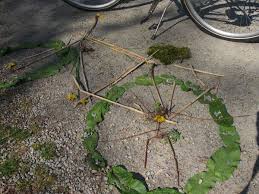 Landart Fahrrad Schatten Schatten Fahrrad Fink