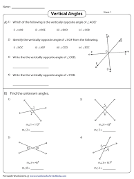 Vertically opposite angles are the angles opposite each other when 2 lines cross. Opposite Angles 1 Pdf Elementary Geometry Euclidean Plane Geometry