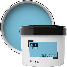 Peinture Murale Bleu Clair Satin 2 5l Castorama