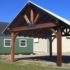 Owt Ornamental Wood Ties 13 1 2 In Galvanized Steel Truss Base Fan Wood Connector Plate 56620 Th Building A Carport Backyard Patio Designs Backyard Pavilion