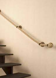 Winding it up with style smart diy projects using rope diy stair railing diy stairs diy projects using rope. Cool Idea Bannister Ropes Make Rope Railing House Stairs Handrail