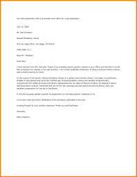 Try to use your cover letter to enhance and provide details for the most please review the enclosed resume and references, and consider my application for your insurance analyst trainee role. Sample Application Letter For Fresh Graduate Free Letters Cute766