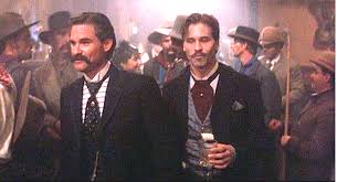 Tombstone, which starred russell as wyatt earp and kilmer as doc holliday, is credited to director george p. Tombstone Kurt Russell And Val Kilmer 3josephporrodesigns Tombstone Movie Val Kilmer Doc Holliday