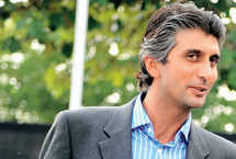 Angad Kalaan during an exhibition match between the teams Elevation and  Hotels as a part of Garcha Northern India Championship