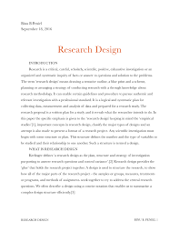This design focuses on obtaining description of the example of phenomenological study. Pdf Research Design