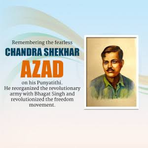 Chandra Shekhar Azad - Punyatithi Image For Instagram