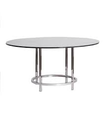 Glass table top 60 inch round, guaranteed intact delivery. Rent Majestic 60 Round Glass Dining Table Communal Dining Tables In Montreal Ottawa Quebec Luxerentals