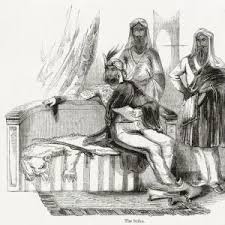 Framed Print of Sikh Warrior on Horse ...