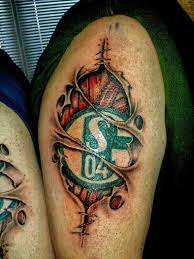 Große auswahl an wandtattoos im online shop schneller versand kauf auf rechnung jetzt bestellen! Schalke Schalke Schalke Tattoo Fisch Tattoos