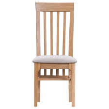 Our wooden range provide a natural, rustic look, while cushioned ones allow for comfort with a more finished style. Newport Oak Slat Back Dining Chair Oldrids Downtown