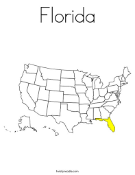 Keep your kids busy doing something fun and creative by printing out free coloring pages. Florida Coloring Page Twisty Noodle