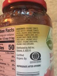 Whole30 Compliant No Sugar Added Pasta Sauce At Low Price At Aldi All Natural Savings