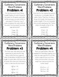 Customary Measurement Conversions Activity Multi Step Wor Multi Step Word Problems Word Problems Measurement Word Problems