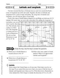 Longitude is the angular distance measured in degrees. Latitude And Longitude Lesson Plans Worksheets Lesson Planet