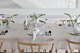 The first step is to set down the dinner plates. Table Setting Birthday Dinner
