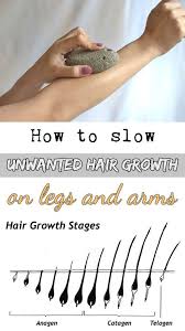 How To Slow Unwanted Hair Growth On Legs And Arms Unwanted Hair Growth Unwanted Hair Best Beauty Tips