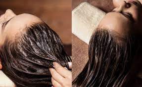 Step 1 :oil massage : Hair Straightening Smoothening Hair Spa At Home K4 Fashion
