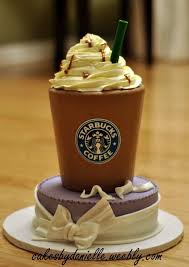 Pin By Melanie Sowden Goodwin On Kks Birthday Crazy Cakes Starbucks Cake Novelty Cakes