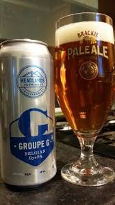Headlands Brewing Company Groupe G Belgian Rye Pa Craftbeer Craft Beer Beautiful Beer American Beer