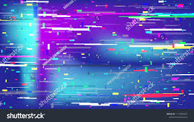 Creative Vector Illustration Of Tv Screen Glitch Noise Texture Isolated On Transparent Background Art Design Digital No Signa Art Design Design Design Course