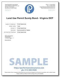 Click your state to see a full list of all bonds in that state. Land Use Permit Surety Bond Virginia Dot