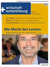 wirtschaft + weiterbildung Ausgabe 4/2016