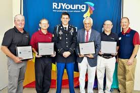 RJ Young Receives Department of Defense Patriotic Employer Award