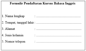 Contoh soal pilihan ganda formulir bahasa inggris. Kejarcita 1 Bank Soal Sekolah