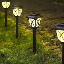 Amazon Com Solpex Solar Pathway Lights Outdoor Led Solar Garden Lights Waterproof Solar Landscape Lights For Lawn Patio Yard Garden Walkway 6 Pack Garden Outdoor