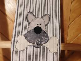 Only 2 available and it's in 1 person's cart. Decorative Kitchen Towels Dog Kitchen Towels Appliqued Dog Etsy