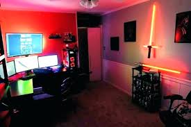 Cool Gaming Bedroom Ideas Small Gaming Room Bedroom Ideas Setup Computer Design Cool Gamer Decor Interior Be In 2020 Game Room Furniture Game Room Kids Game Room
