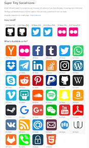 Use them for web design, mobile apps, or presentations. Super Tiny Social Icons Under 1kb Each Social Icons Free Icon Set Icon