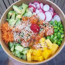 Poke Bowl Au Saumon La Cantine De Charlie Toulouse Food Cobb Salad Cobb