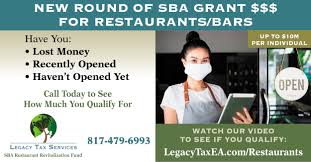 Registration for the restaurant revitalization fund program is open. Restaurant Revitalization Fund Legacy Tax Services