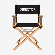 Film Director Chair Wooden Movie Director Chair Vector Illustration Directors Chair Movie Director Film Director