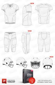 Download American Football Jersey Template Prepress Toolkit