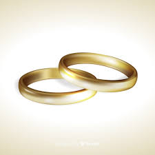 Weitere ideen zu ring verlobung, hochzeit ringe, ehering. Goldene Hochzeit Ringe Realistischen Stil Kostenlose Vektor